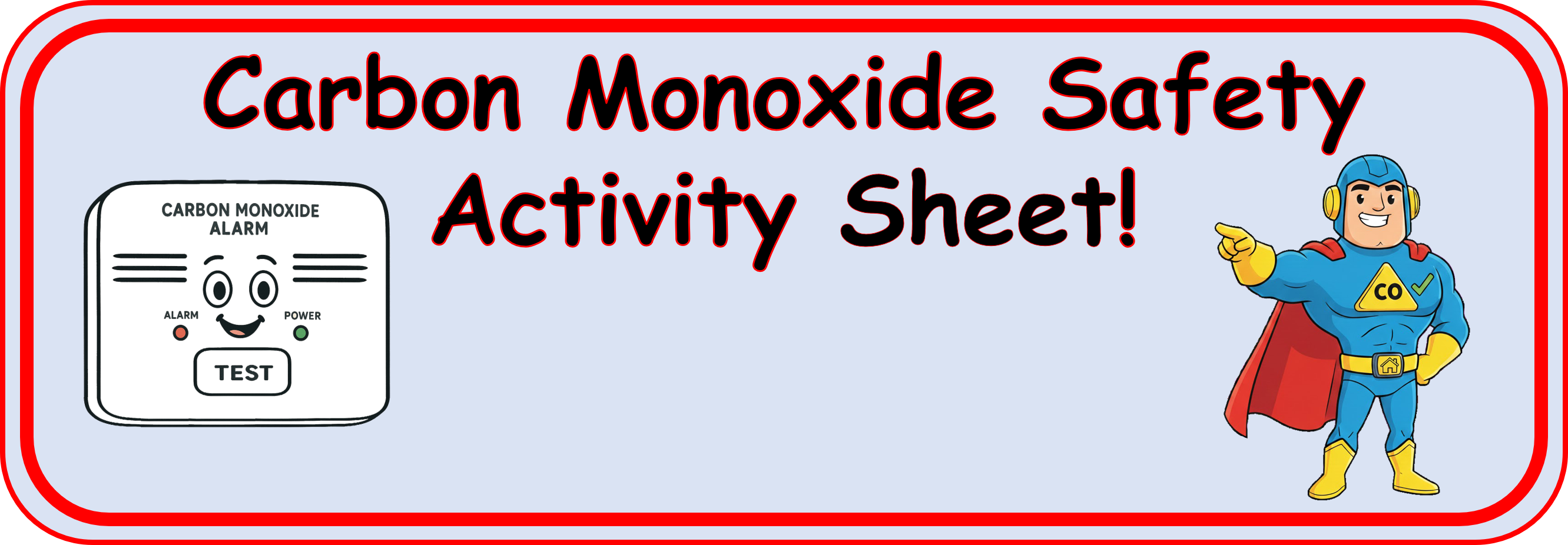 Carbon Monoxide Safety Activity Sheet