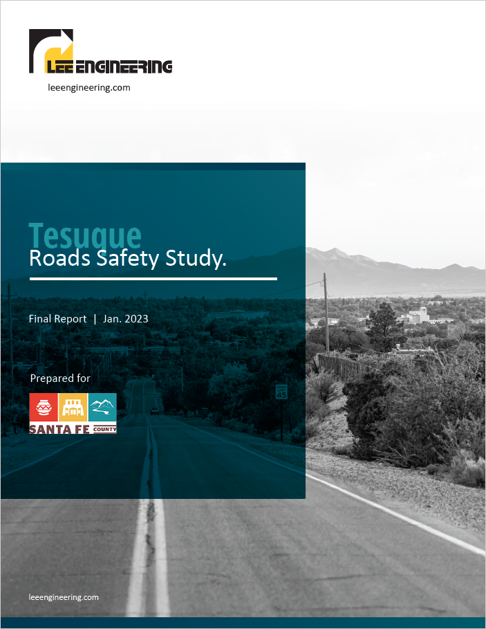 Tesuque Village Road Safety Study Cover