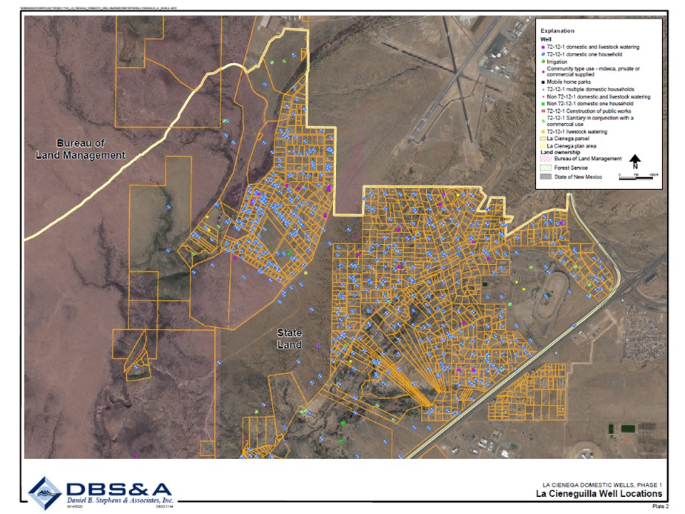 La Cieneguilla Domestic Wells
